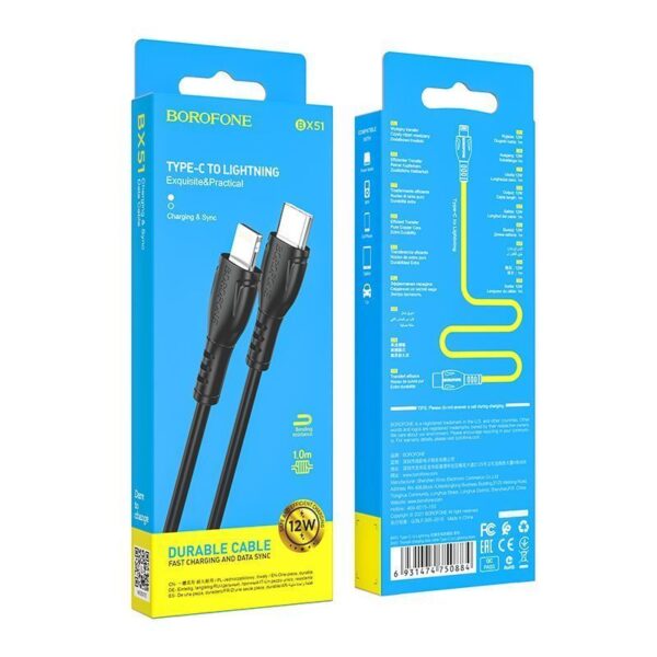 Cable Borofone Bx51 typec/ios