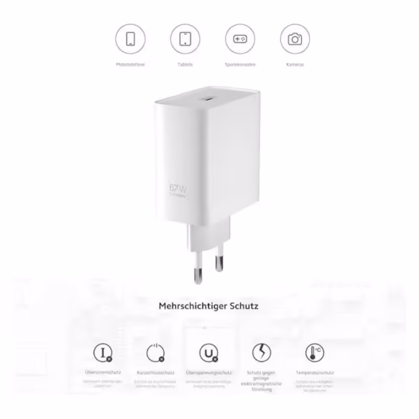 CHARGEUR OPPO 67W PD
