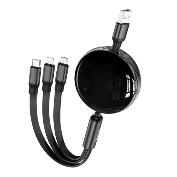 X78 2A Câble 3 en 1 USB to Micro-USB / Type-C  / IP